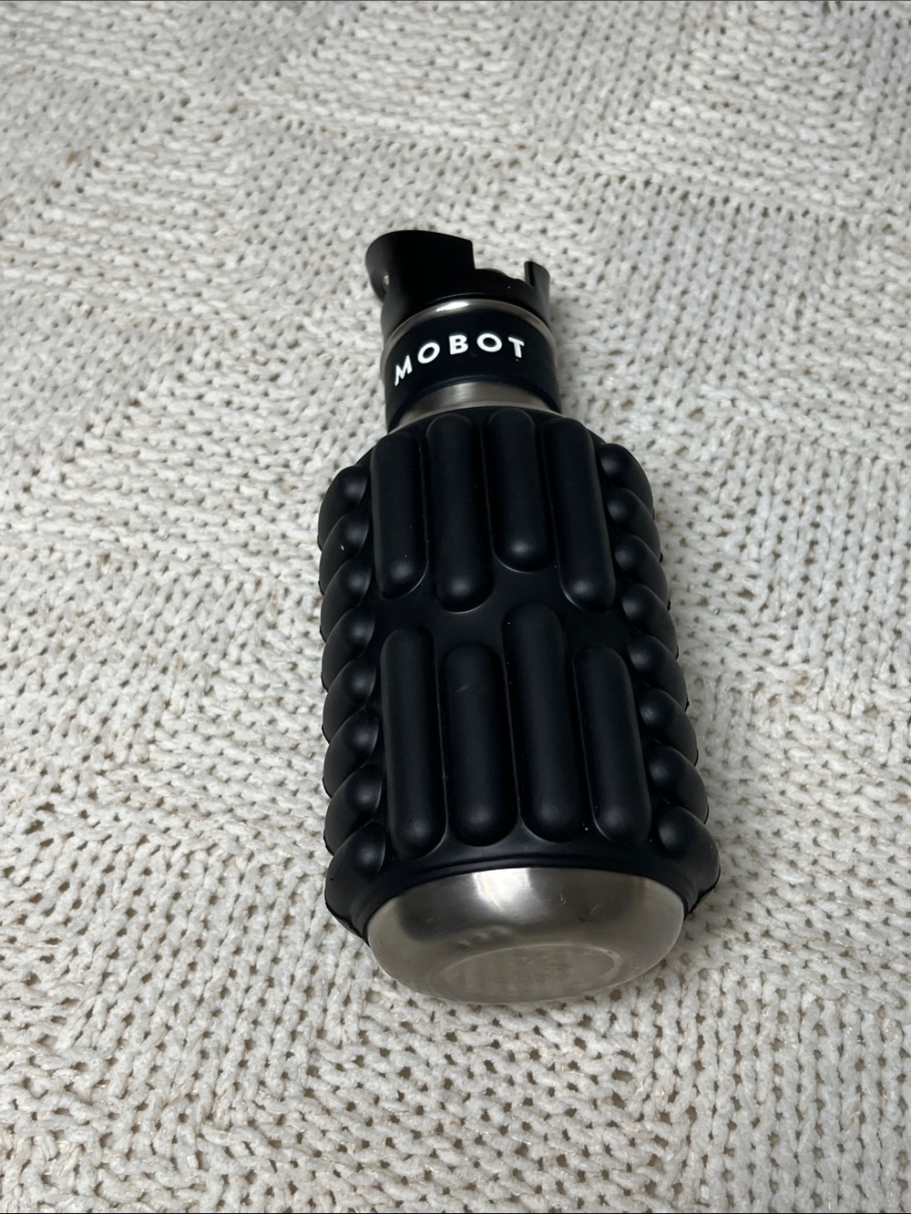 MOBOT Firecracker Foam Roller Water Bottle - Black